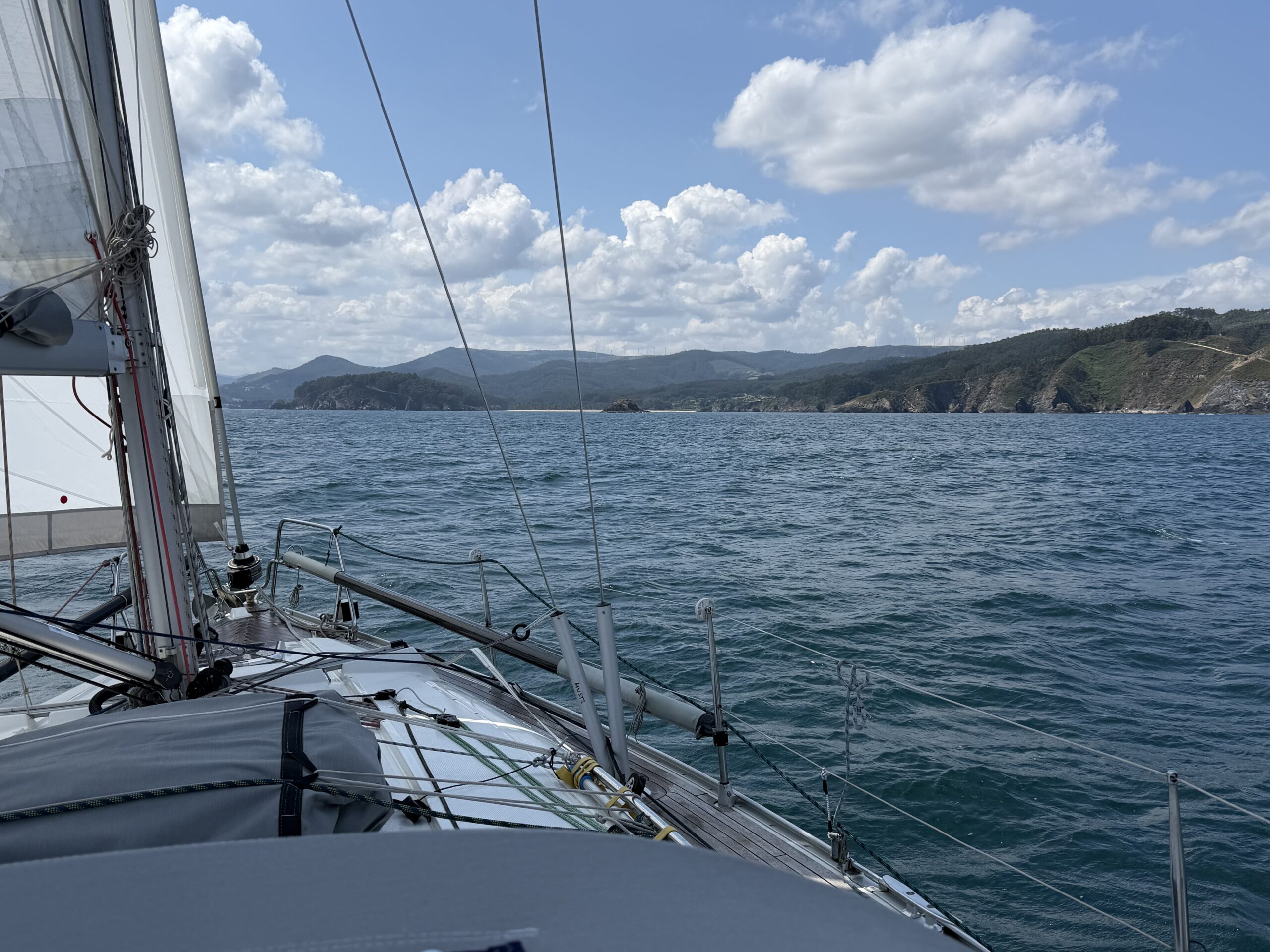 Karibiktörn der SY Wilma, Reiseabschnitt Biskayaüberquerung und Einlaufen in Viveiro/Galizien